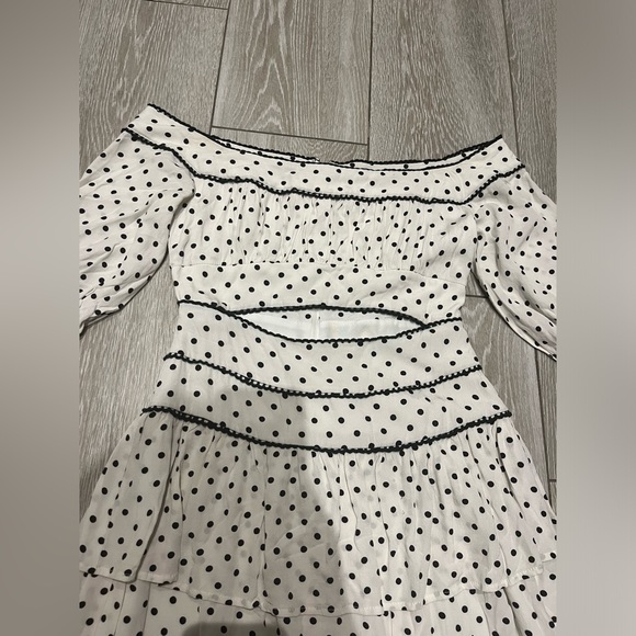 REVOLVE Lovers + Friends Polka Dot Mini Dress Size XS - Picture 5 of 9